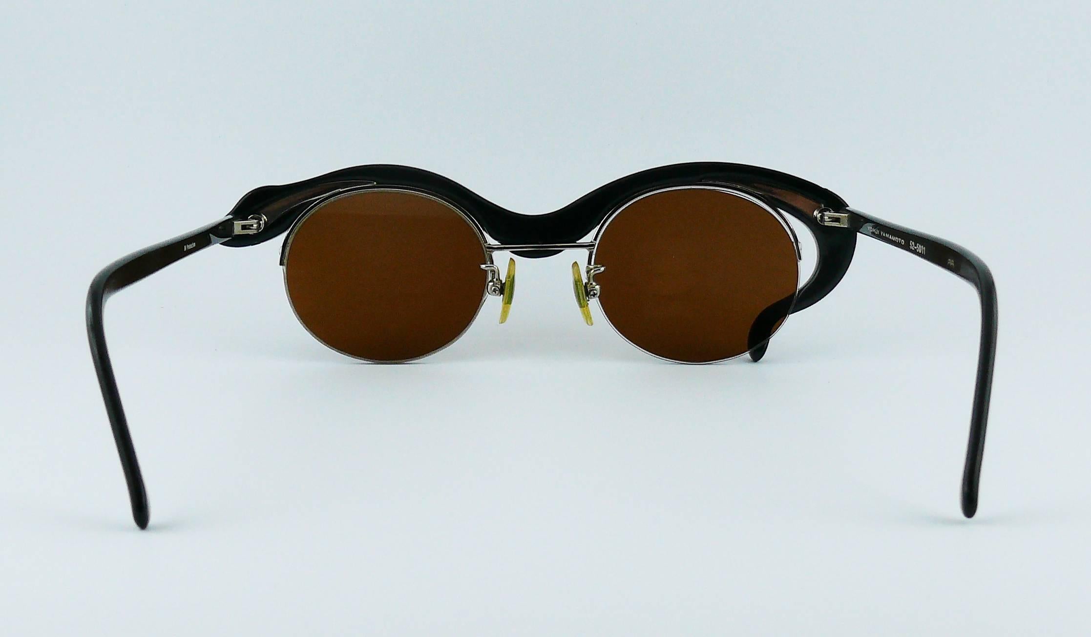 Yohji Yamamoto Vintage Snake Sunglasses Model 52-5001 In Good Condition In Nice, FR