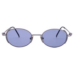 Yohji Yamamoto Vintage Unisex Mintfarbene ovale Sonnenbrille 51-5101 48/19 138 mm