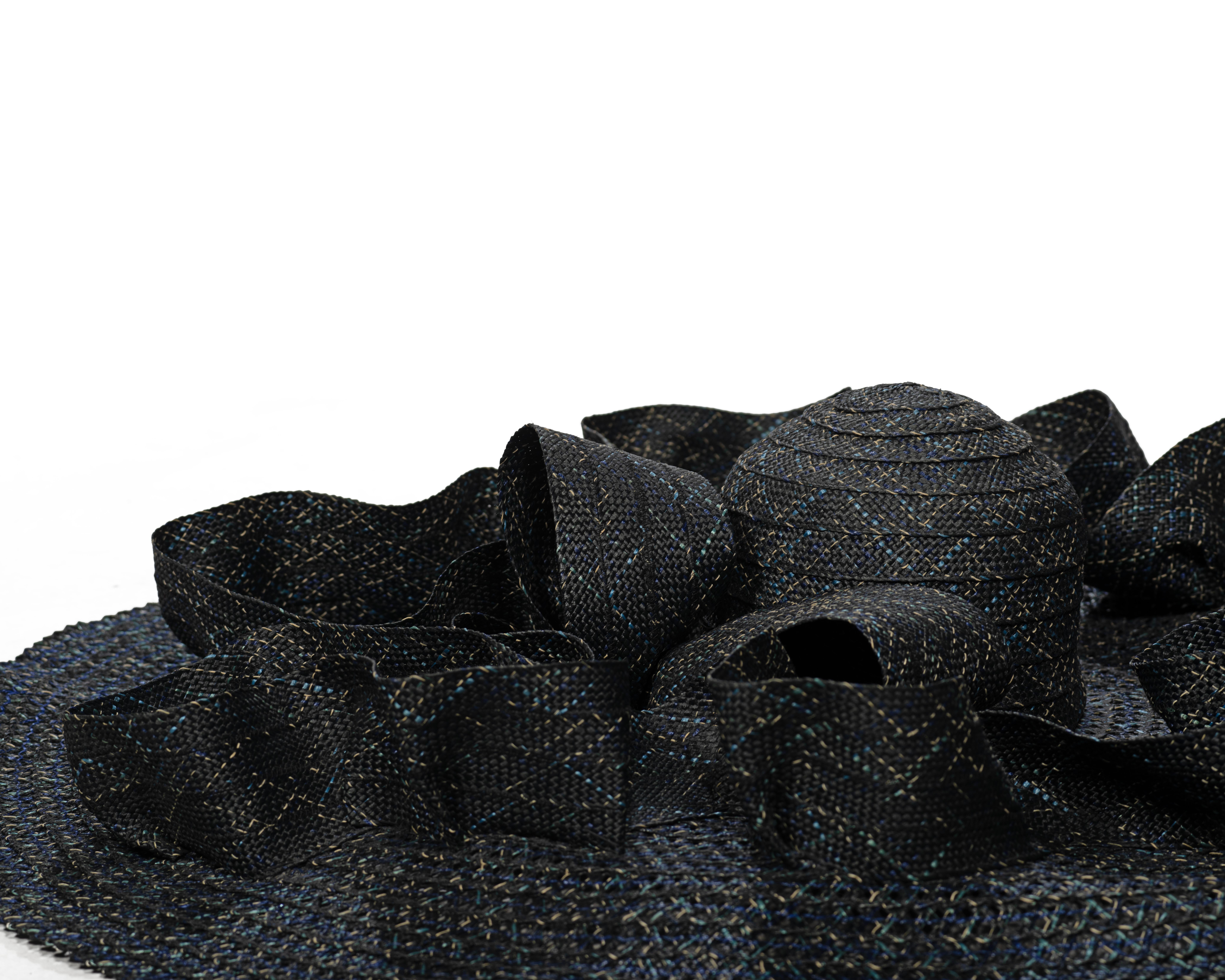Cappello da passerella Yohji Yamamoto a tesa larga, ss 1988 in vendita 13
