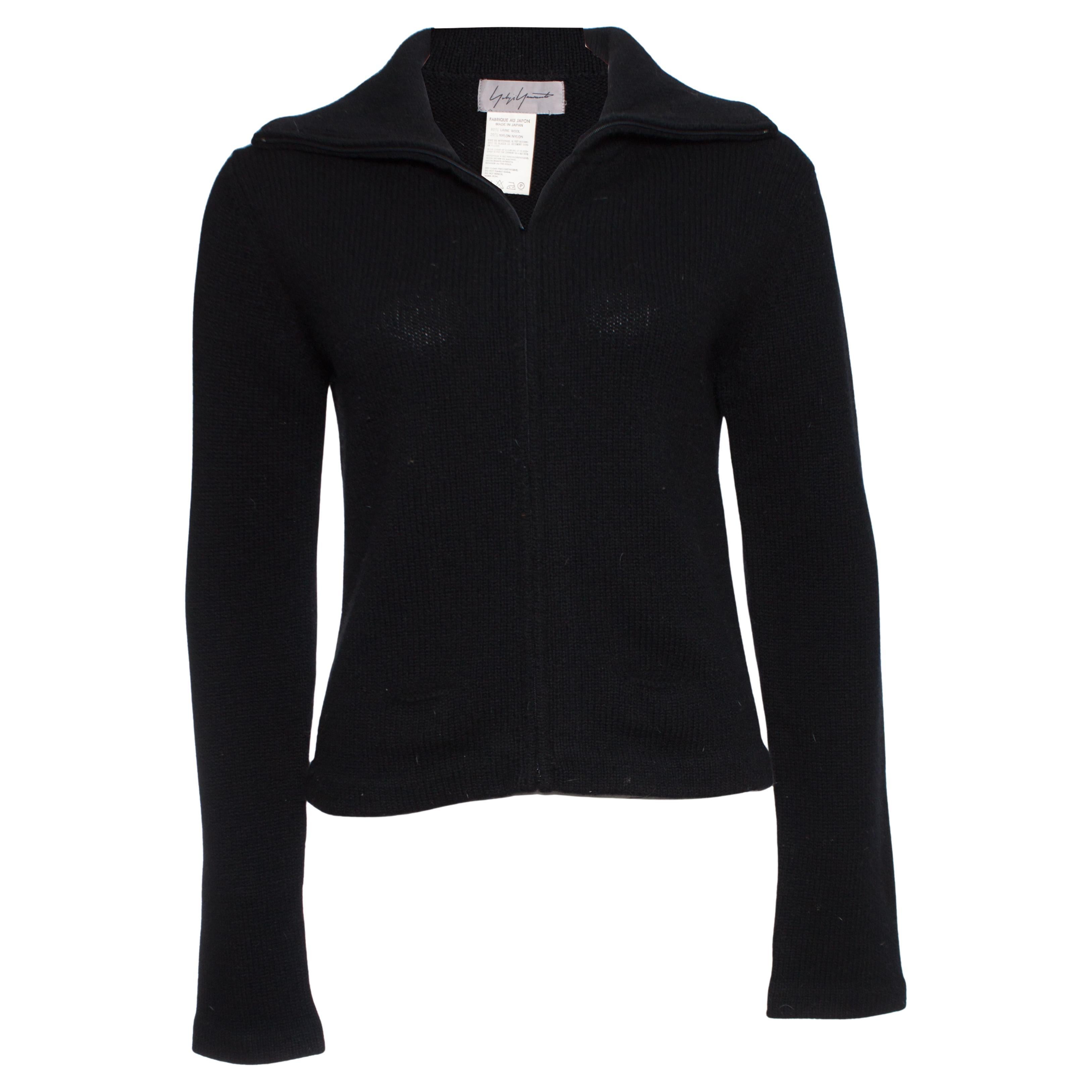 Yohji Yamamoto, Wollweste mit extra hohem Kragen. im Angebot