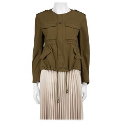 Yohji Yamamoto Yohji Yamamoto Regulation Khaki Short Utility Jacket Size S