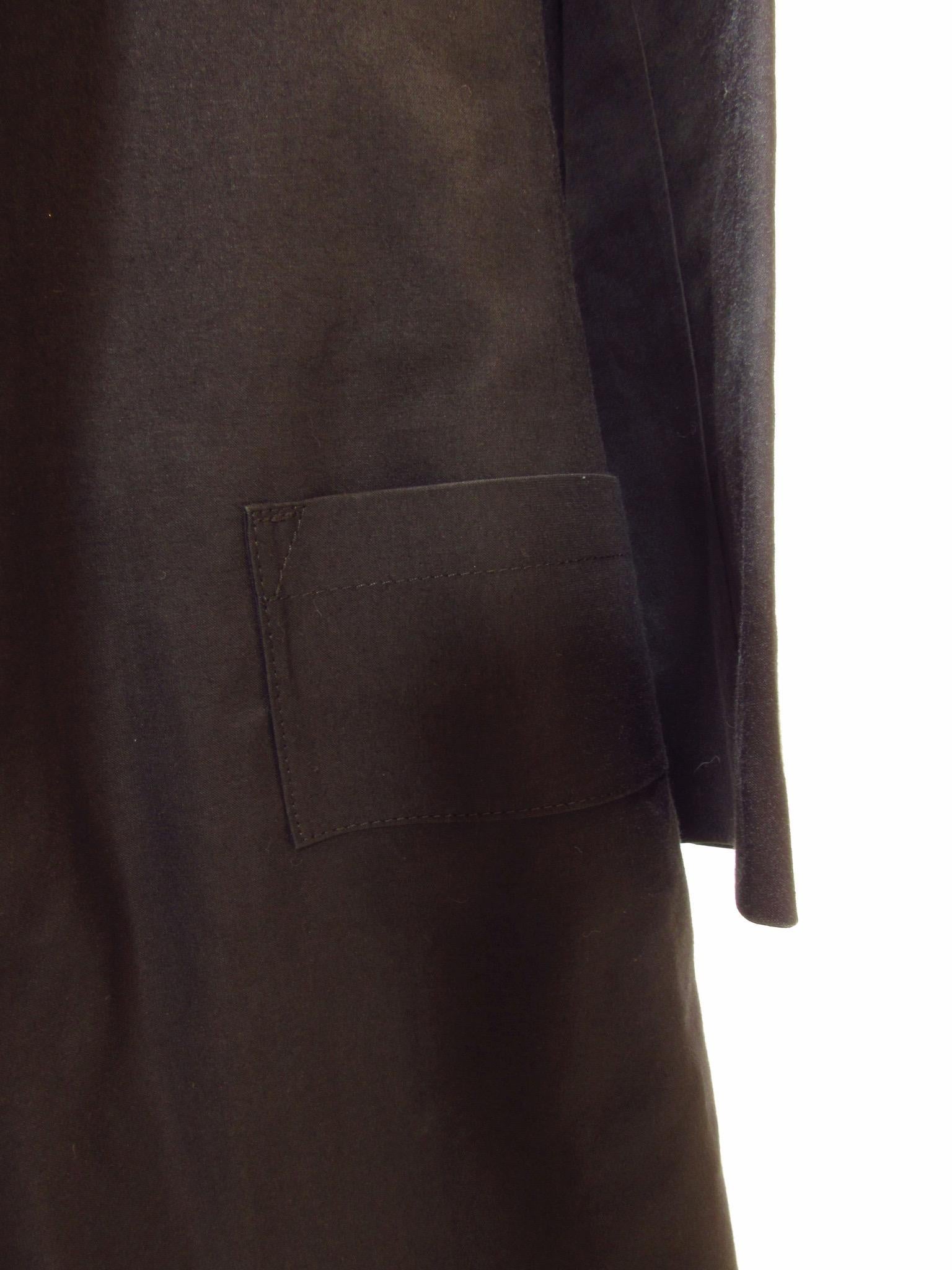 Yohji Yamamoto Y's Black Belted Raincoat For Sale 5