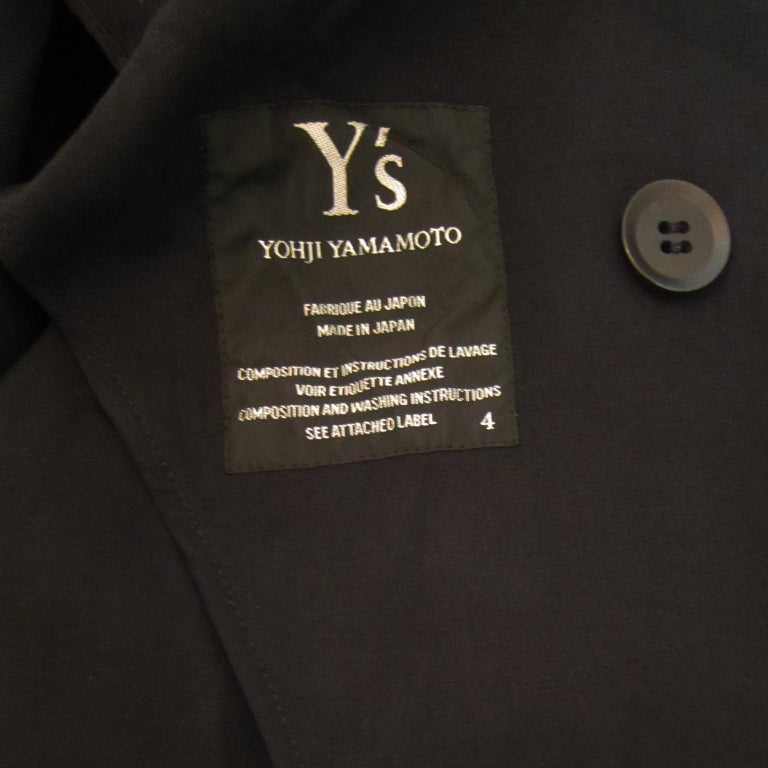 Yohji Yamamoto Y's Bleach Black Beige Jacket Blazer For Sale at 1stDibs ...