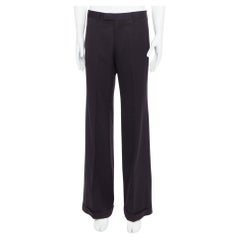 YHJI YAMAMOTO Y's dunkelbraune weite Hose aus Baumwollmischgewebe JP4 XL
