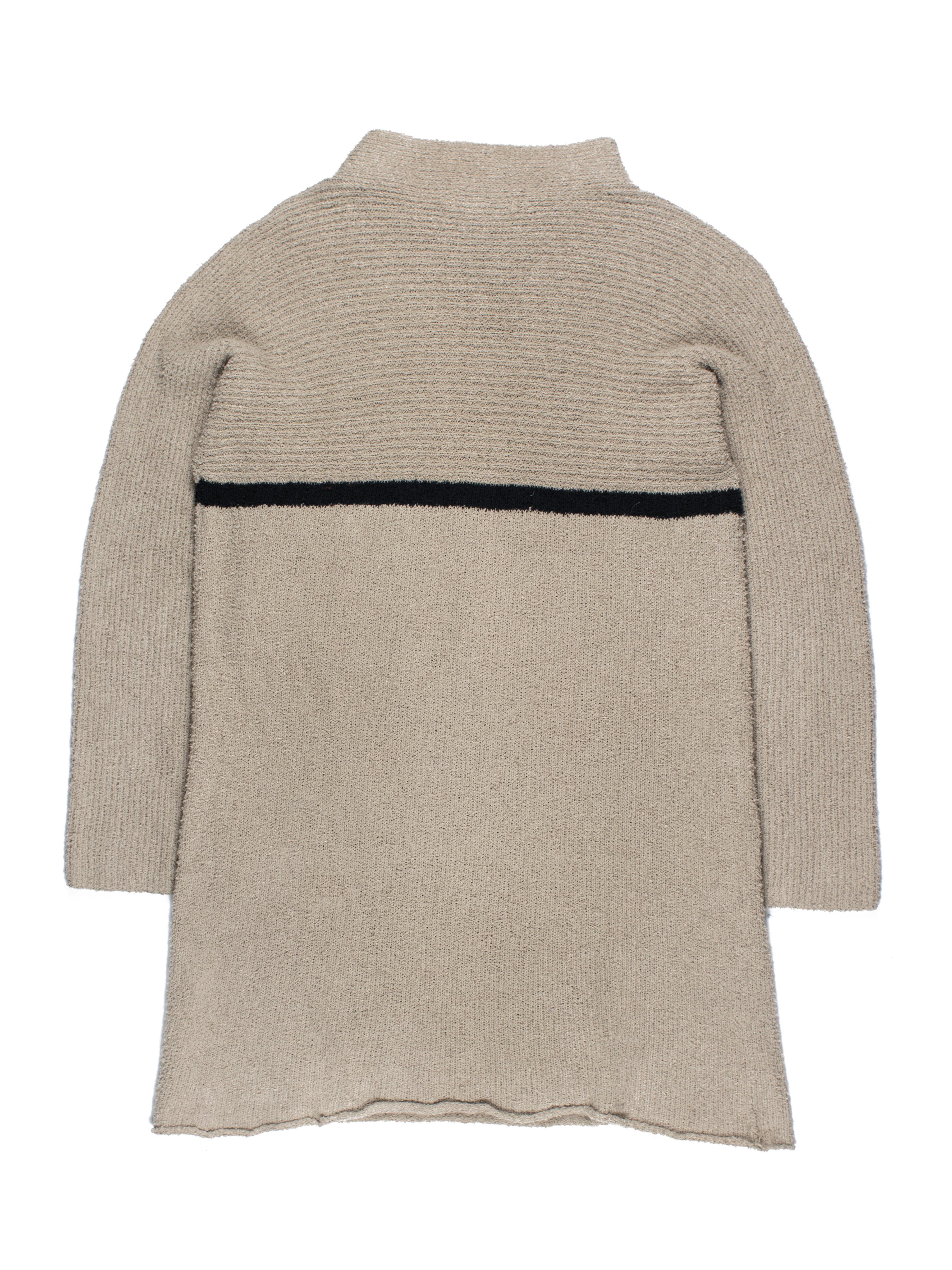 Brown Yohji Yamamoto Y's for Men Striped Pocket Sweater