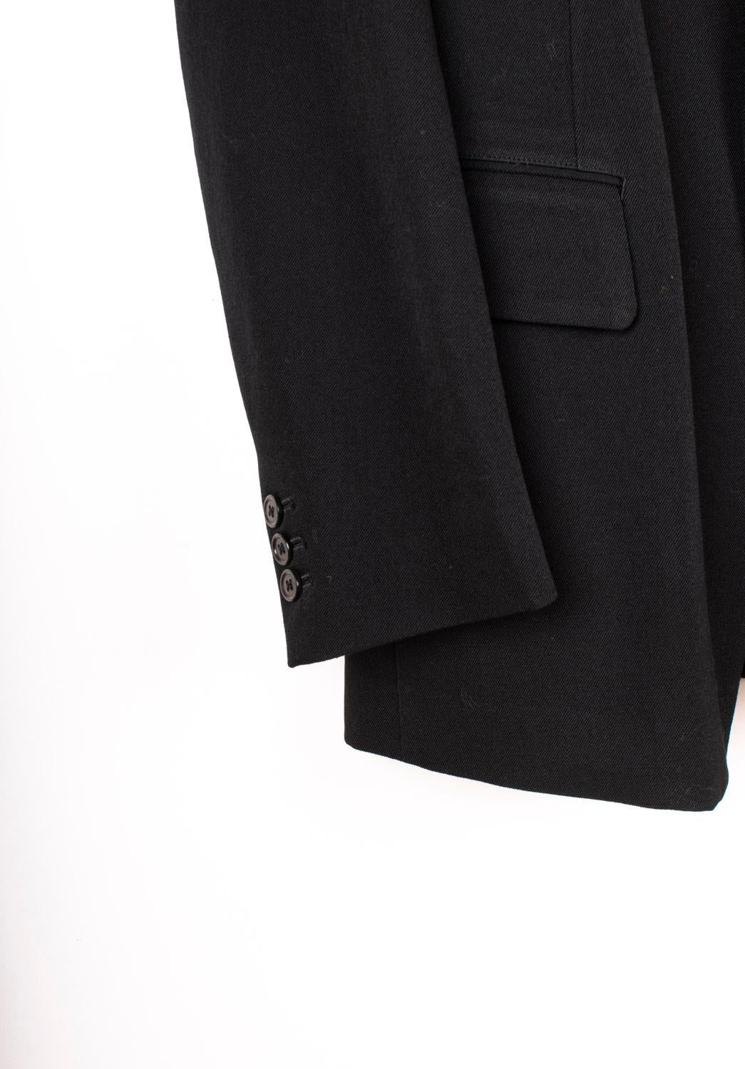 Yohji Yamamoto Y’s Men Jacket Casual Blazer Size 3/Large In Excellent Condition For Sale In Kaunas, LT