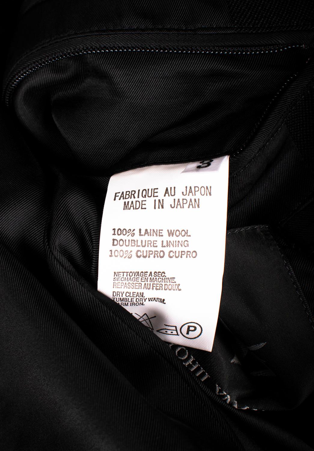 Yohji Yamamoto Y’s Men Jacket Casual Blazer Size 3/Large For Sale 3