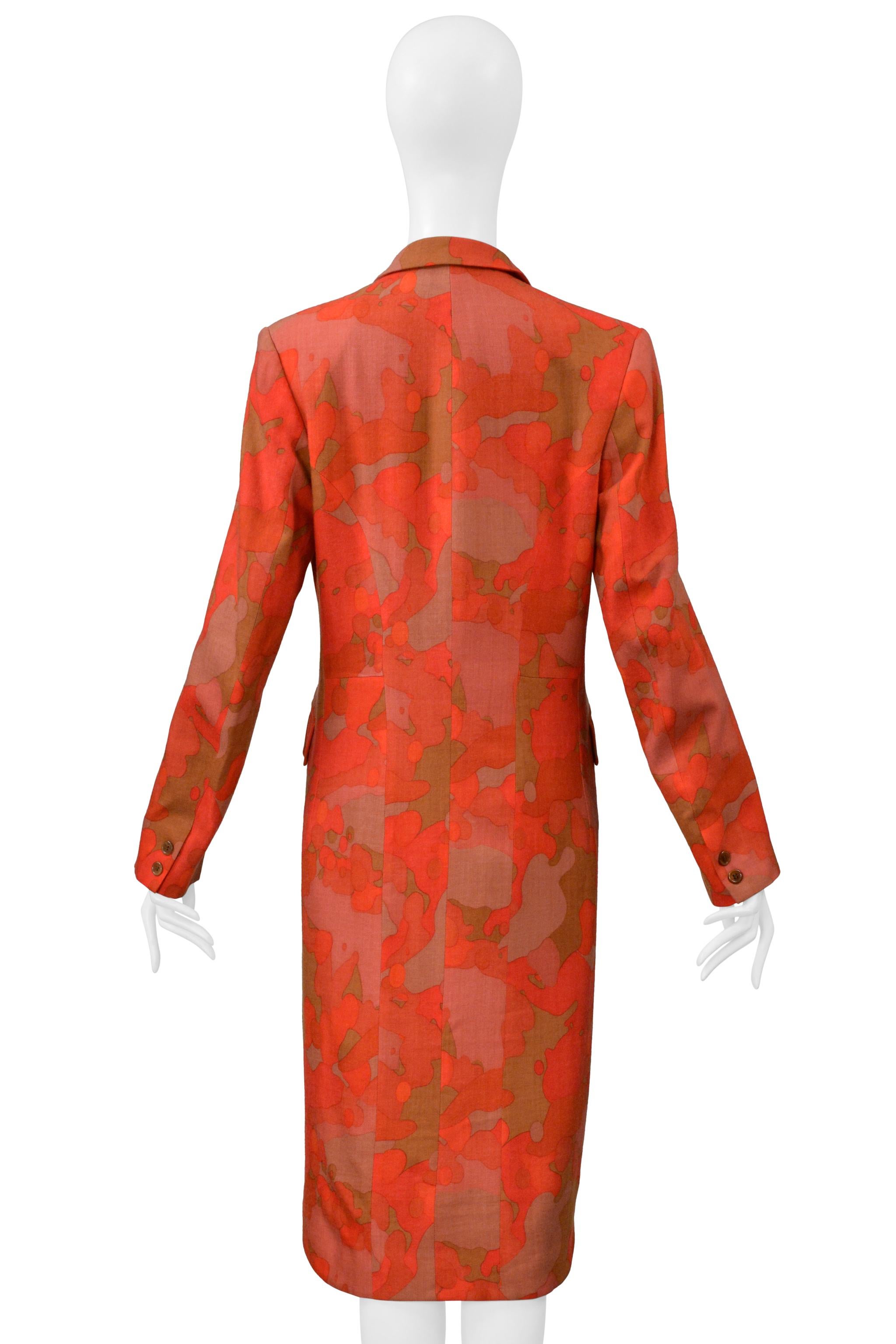 Yohji Yamamoto Y's Red Camo Blazer Jacket 2004-05 en vente 3