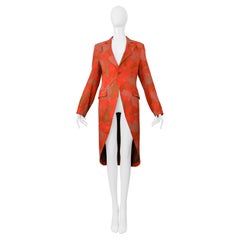 Yohji Yamamoto Y's. Giacca blazer rossa mimetica 2004-05 Yohji Yamamoto Y's. Giacca blazer rossa mimetica 2004-05