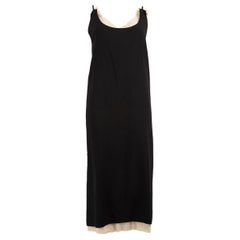 Yohji Yamamoto Y's Yohji Yamamoto Black Layered Slip Dress Size L
