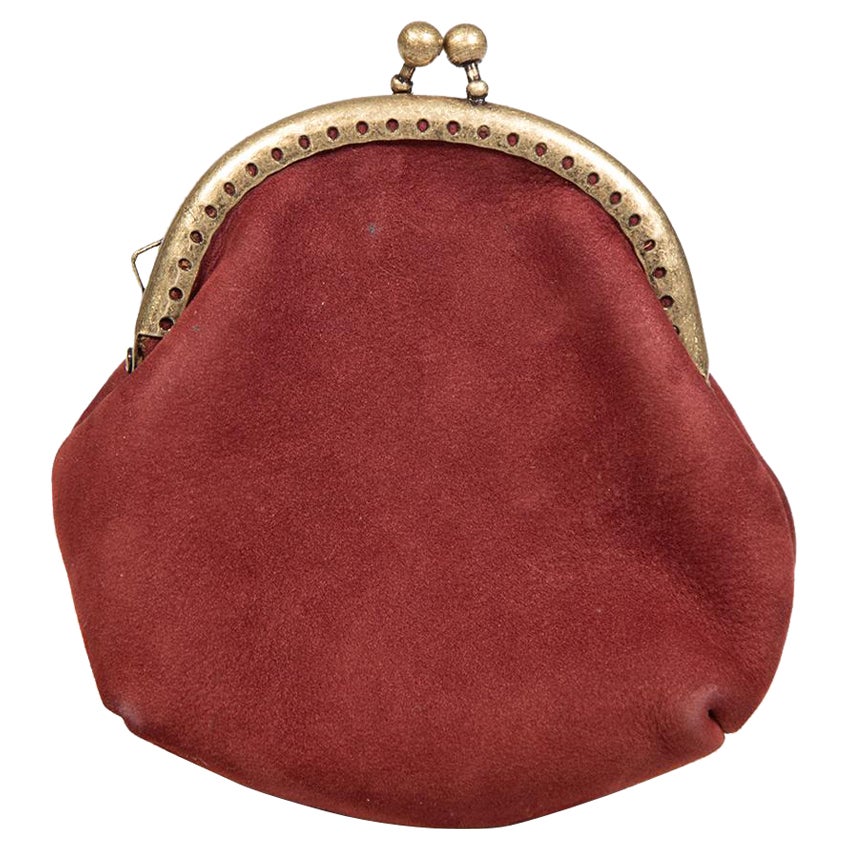 Yohji Yamamoto Y
s Yohji Yamamoto Vintage Burgundy Coin Purse Set For Sale