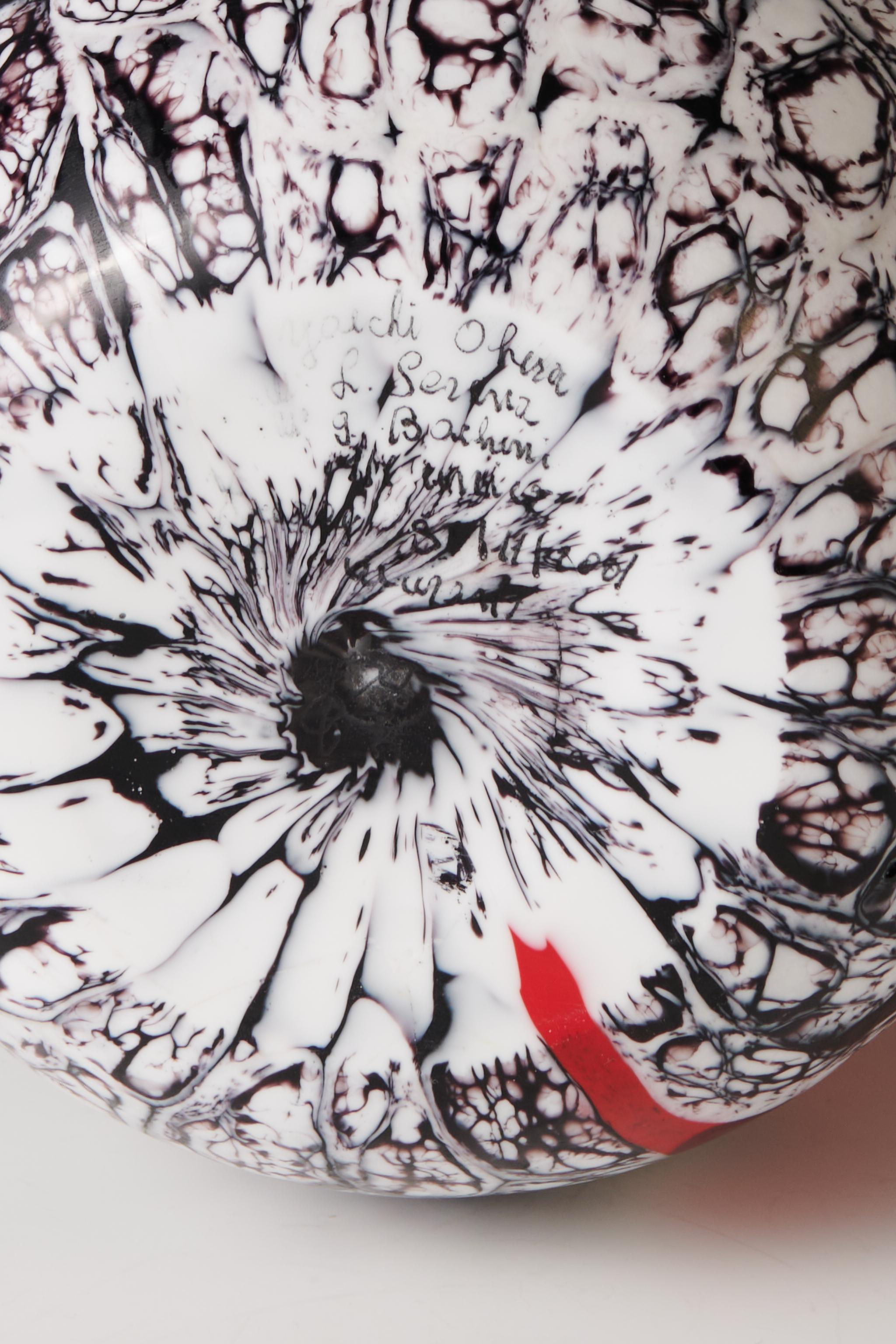 Yoichi Ohira. A unique 'Finestre Rosse' vase, 2001 For Sale 1