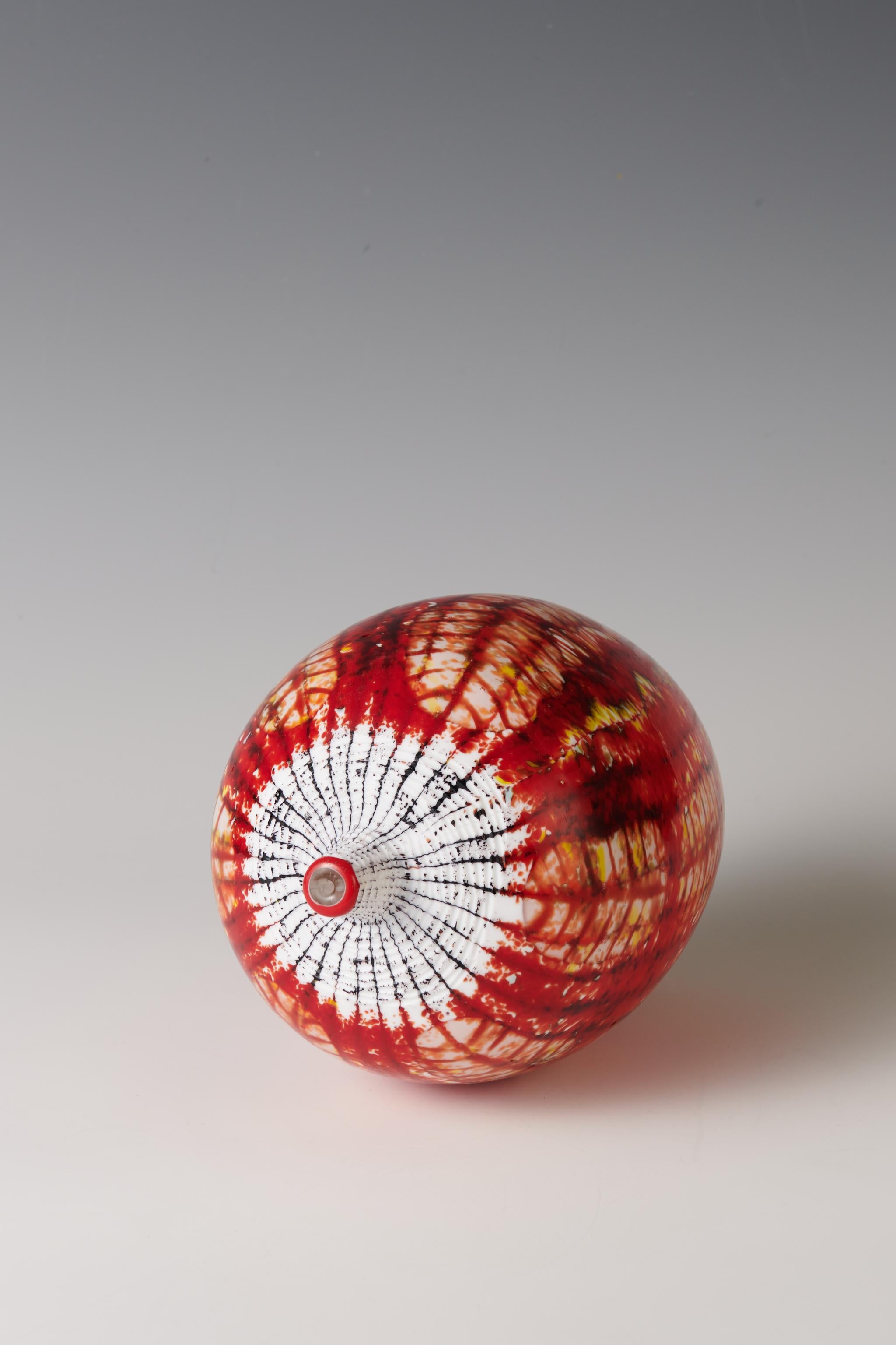 Italiano Yoichi Ohira (nato nel 1946) Un vaso unico 'Colata di Lava', 2002 in vendita