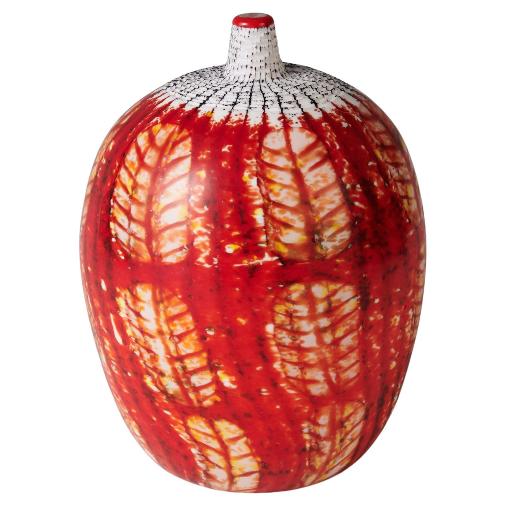 YOICHI OHIRA (né en 1946) Un vase unique «Colata di Lava », 2002