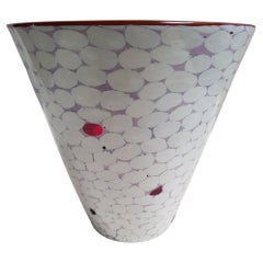 Yoichi Ohira Jarrón de cristal de Murano Mosaico Murrine Sporgenti Único L. Serena