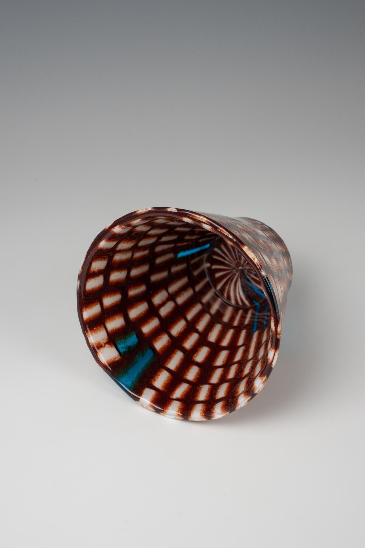 Hand-Crafted Yoichi Ohira, vase from 'Laguna' series, 1999 For Sale