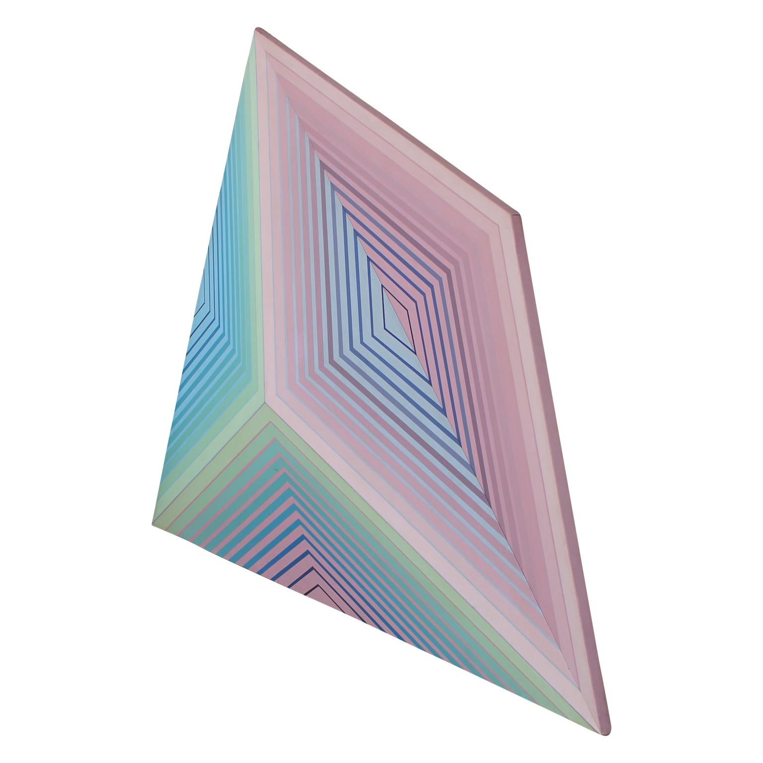 Pink A-Sym - Painting by Yoko Haru