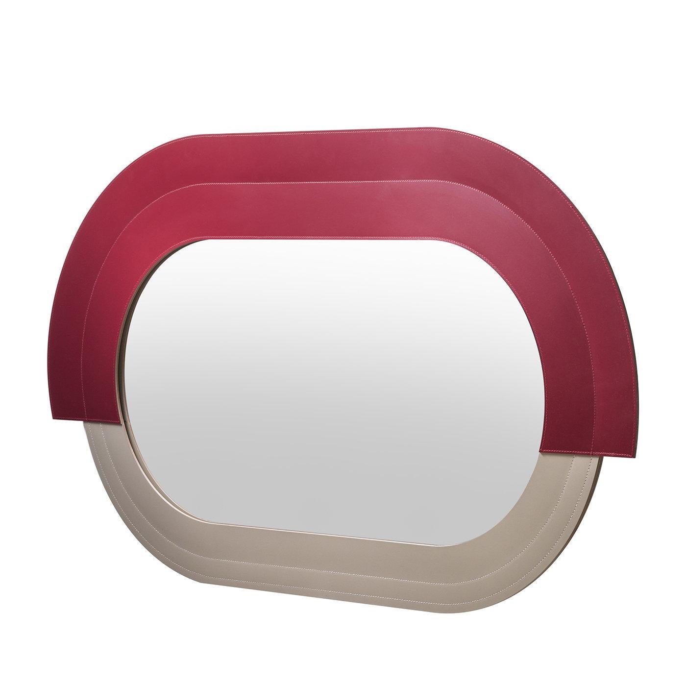 Yoko Horizontal Medium-Sized Pill Mirror by Rudi In New Condition For Sale In Milan, IT