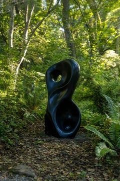 Kalliope "beautiful voice" abstract granite sculpture by Yoko Kubrick