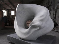 Thetis: Abstract Marble Sculpture by Yoko Kubrick