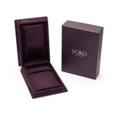 Yoko London 18ct Rose Gold Freshwater "Amethyst" Diamond Pendant