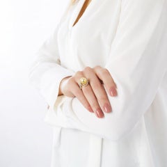 Yoko London 18ct White Gold South Sea "Aurora" Ring