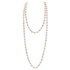 Used Yoko London Alternating Size Pearl Freshwater Pearl Rope Necklace