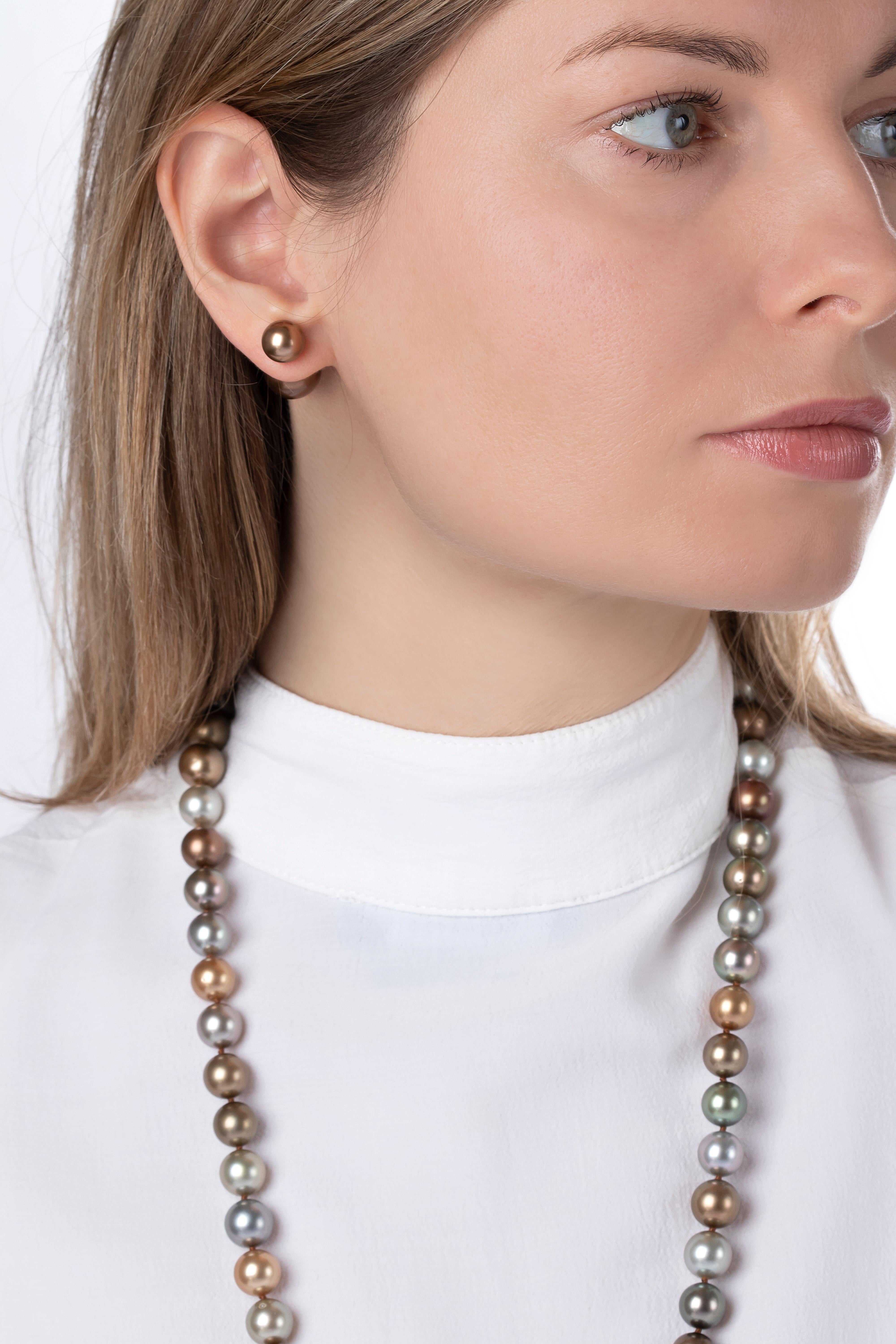 A cult jewellery piece for the fashion obsessed, the Yoko London Duet style earrings in 