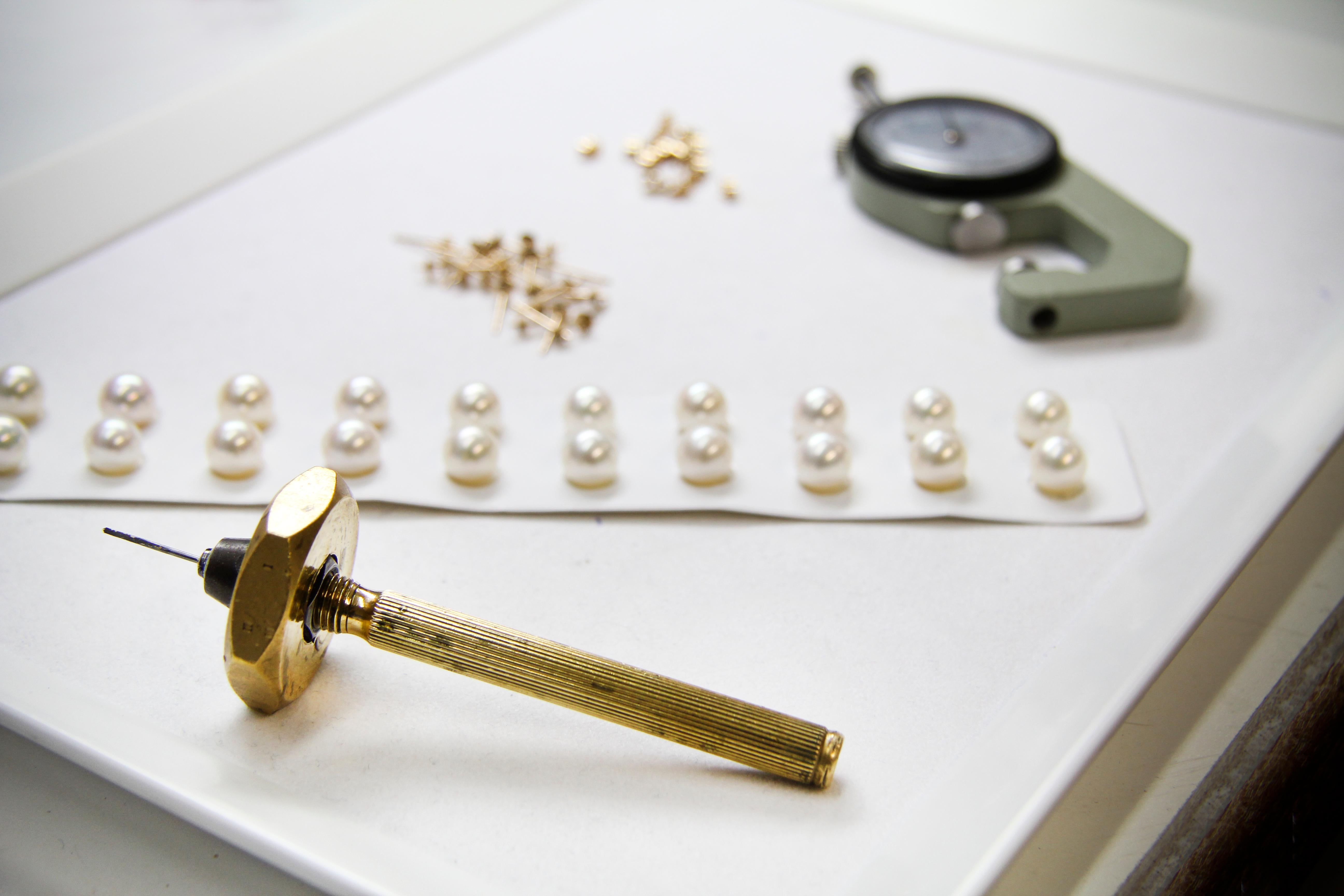 Yoko London Pendentif en or rose 18 carats avec perles d'eau douce et diamants 2