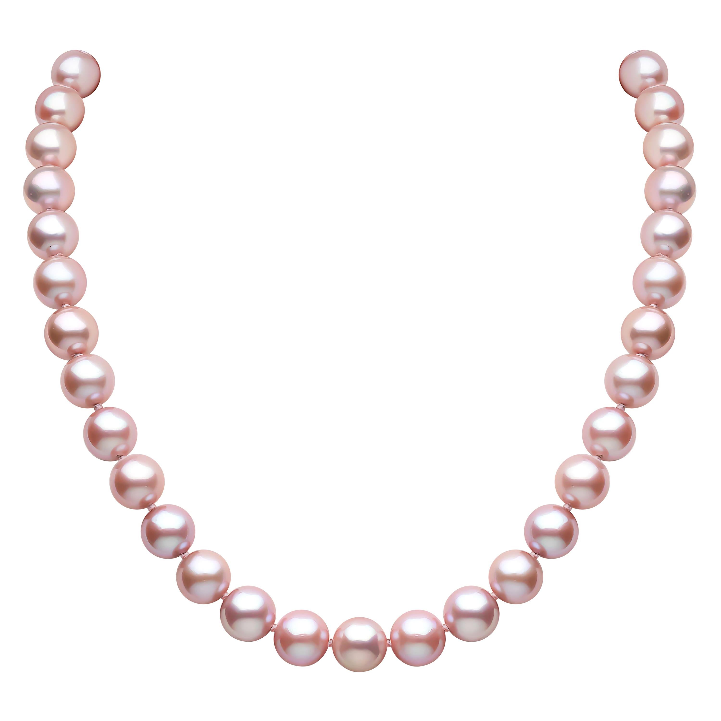 Yoko London Freshwater Pearl Necklace in 18 Karat White Gold
