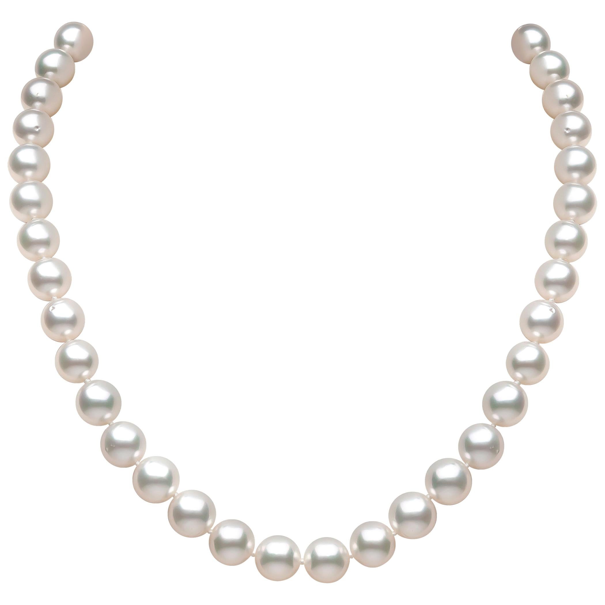 Yoko London South Sea Pearl and Diamond Classic Necklace in 18 Karat White Gold