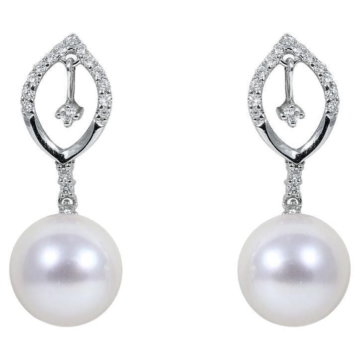 Yoko London South Sea Pearl, Diamond and Ruby Earrings in 18 Karat ...