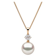 Yoko London South Sea Pearl and Diamond Pendant in 18 Karat Yellow Gold