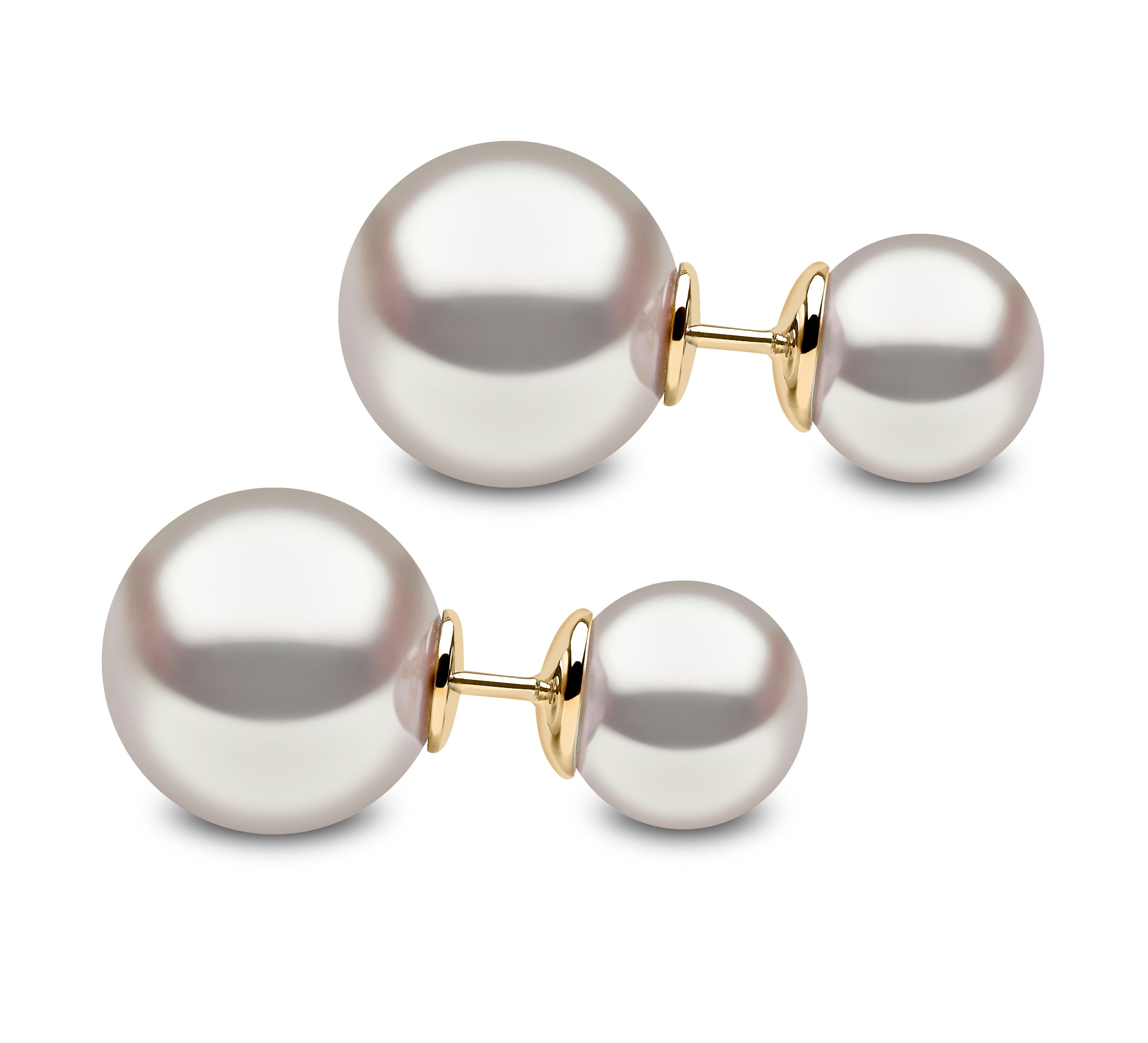 Yoko London South Sea Pearl Earrings in 18 Karat Yellow Gold 2