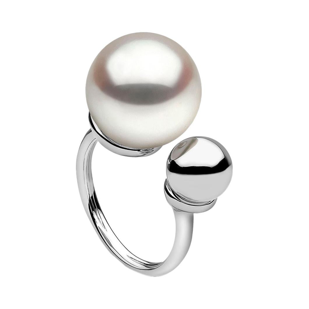 Yoko London South Sea Pearl Ring in 18k White Gold