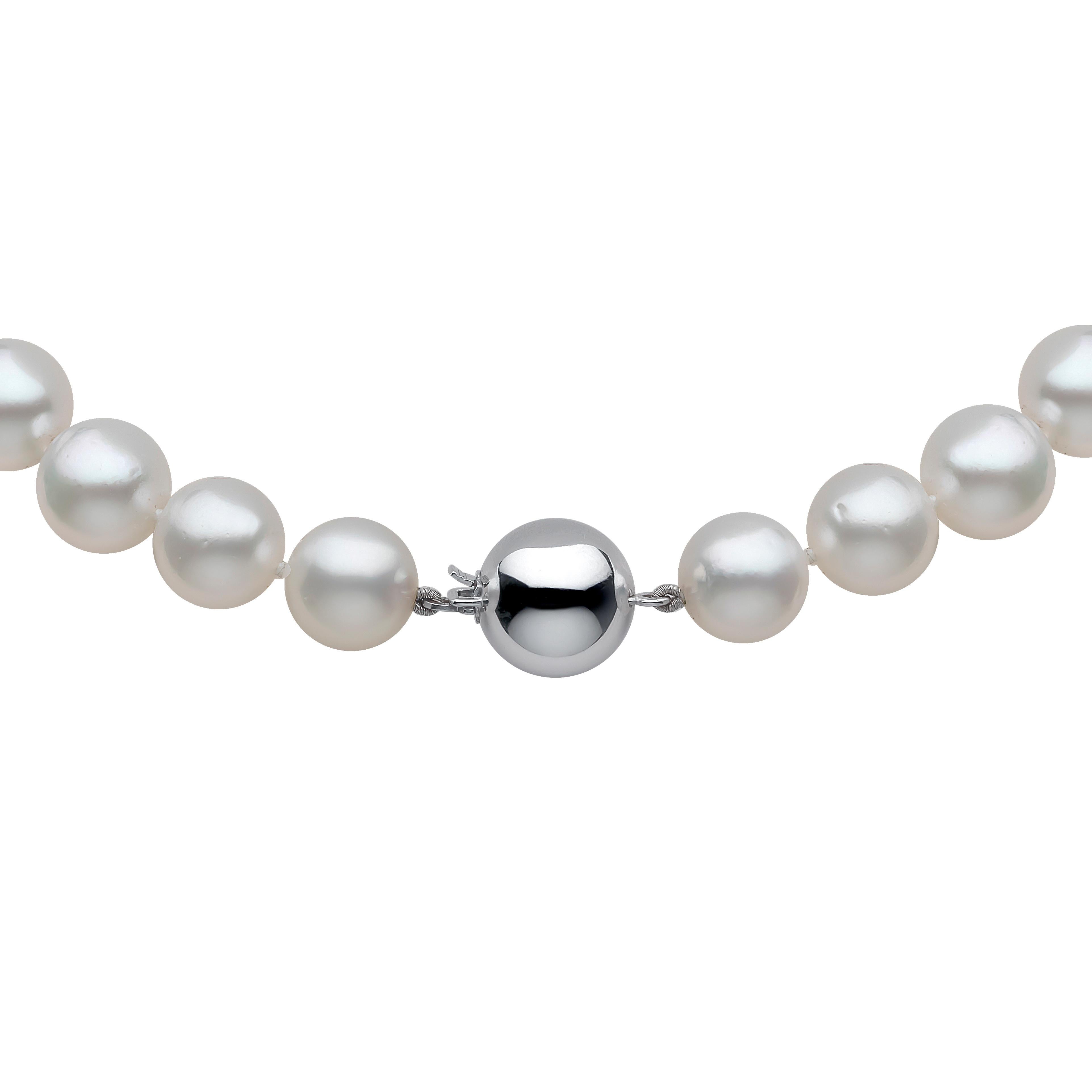 Yoko London Tahitianische und Australische Südsee Ombré 18K Weißgold Halskette (Perle) im Angebot