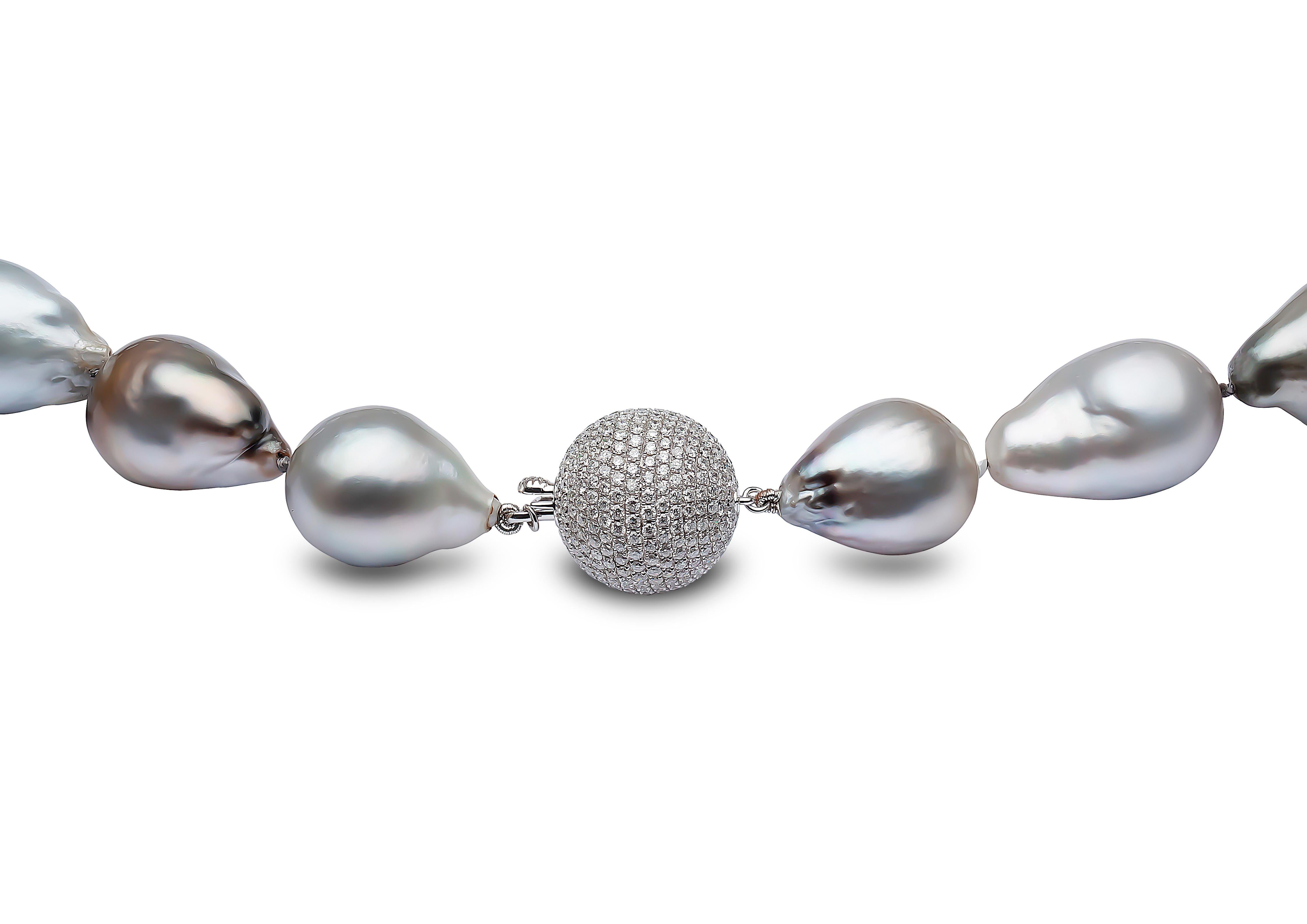 baroque tahitian pearl necklace