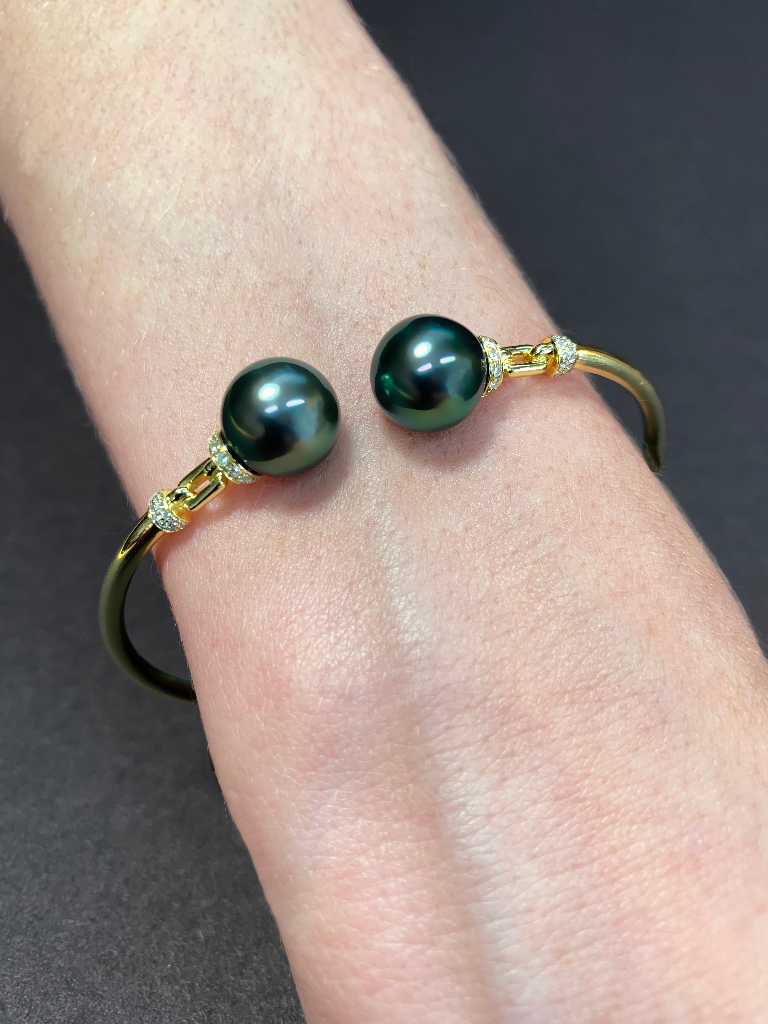 tahitian pearl bangles