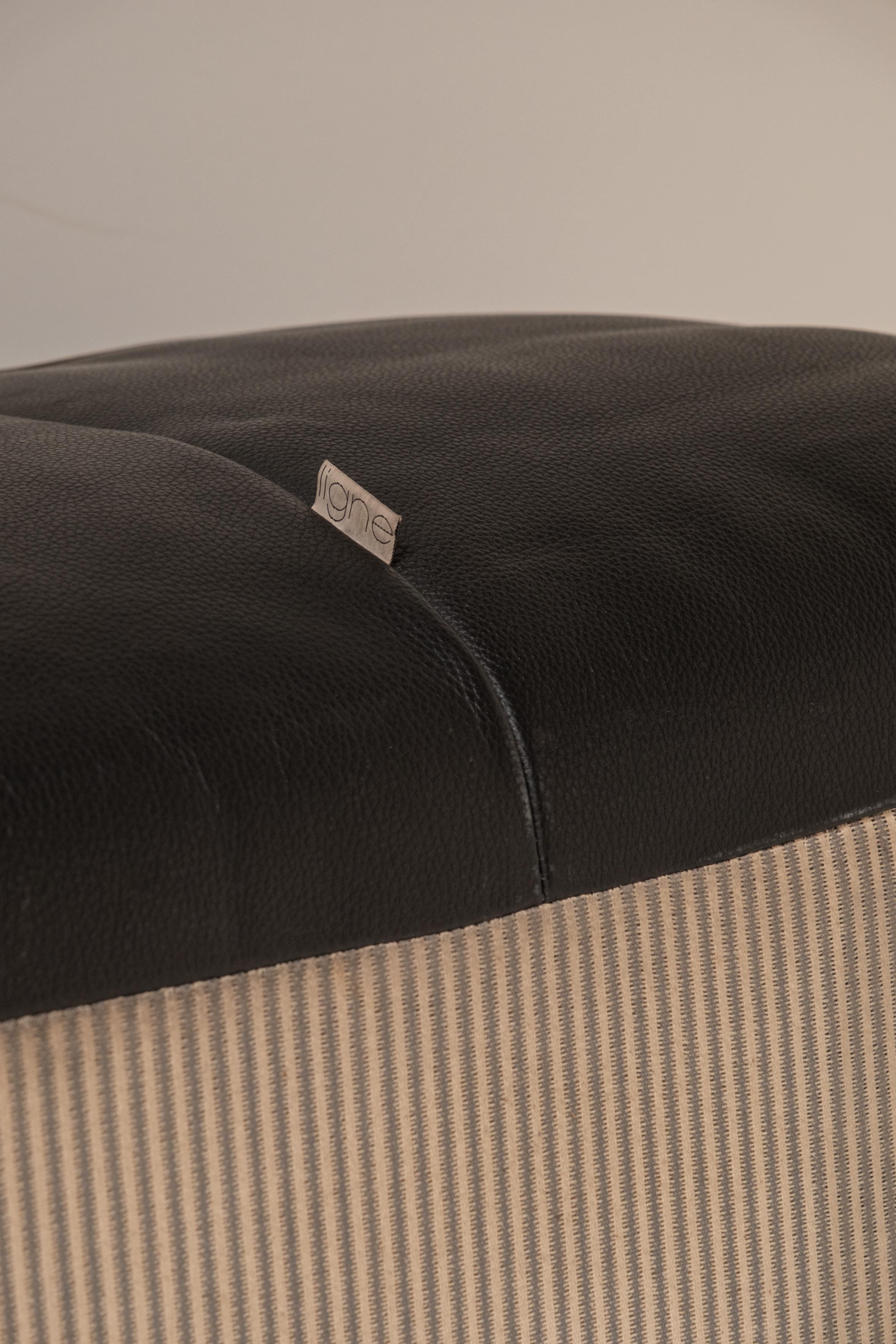 Yoko de una plaza de Michel Ducaroy para Ligne Roset Cuero en venta