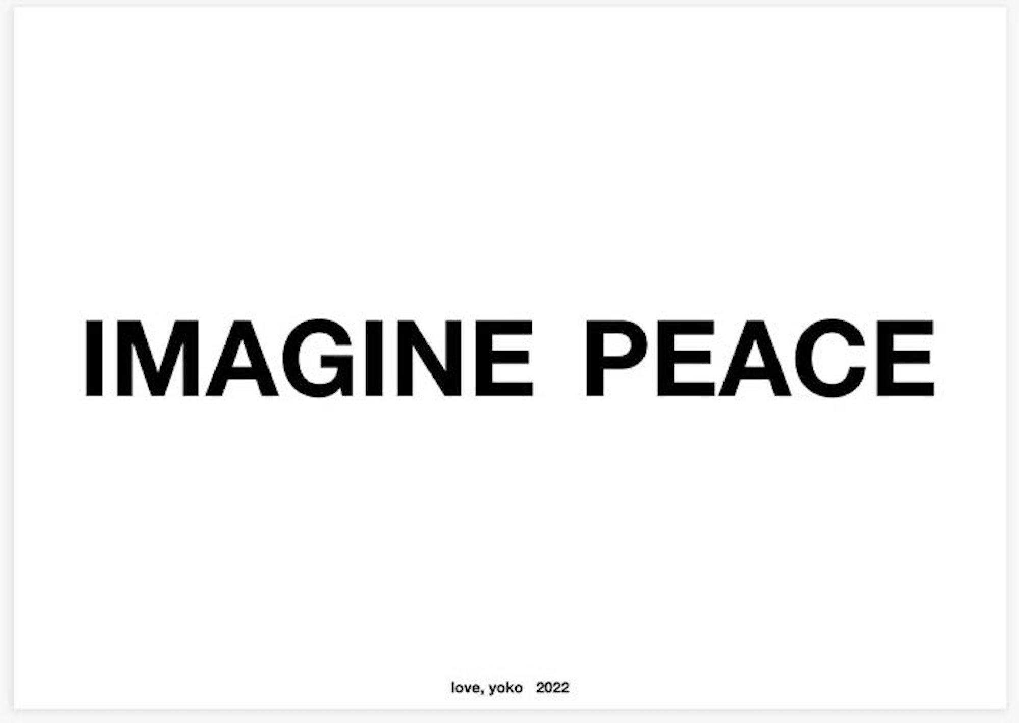 Imagine Peace - Print by Yoko Ono