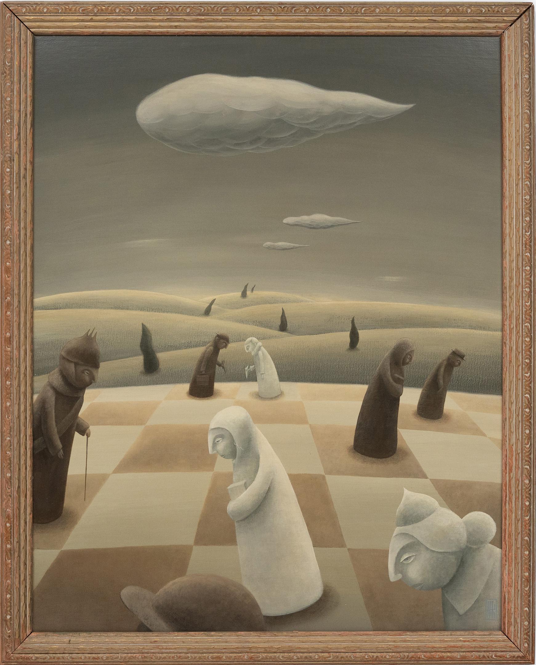 Landscape Painting Yoko Tanaka - Rencontre