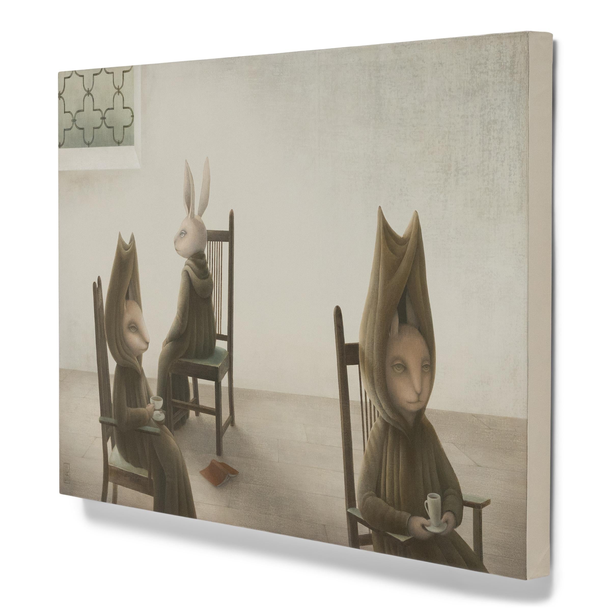 Qualia - Surrealist Painting by Yoko Tanaka
