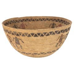 Antique Yokut Figurative Basket