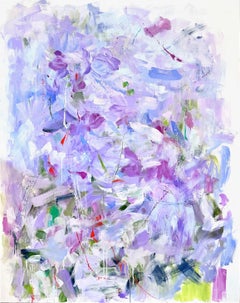 Yolanda Sánchez "And the angels swing" Abstract Oil Painting on Canvas