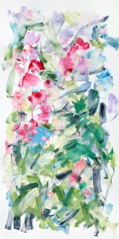 Yolanda Sánchez "Temple Offerings" Huile sur papier