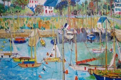 Boats In Port Of Carnac Brittany
