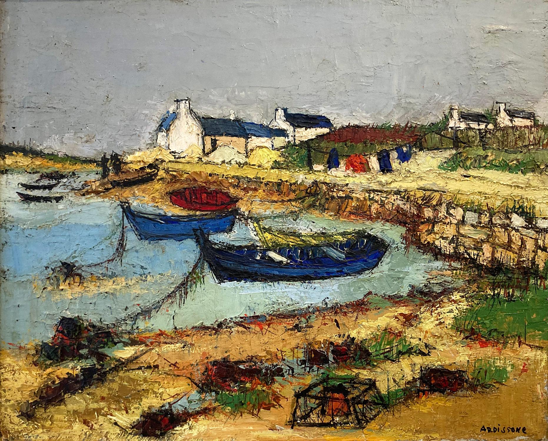 This stunning piece of art titled “Bateaux a Carnac