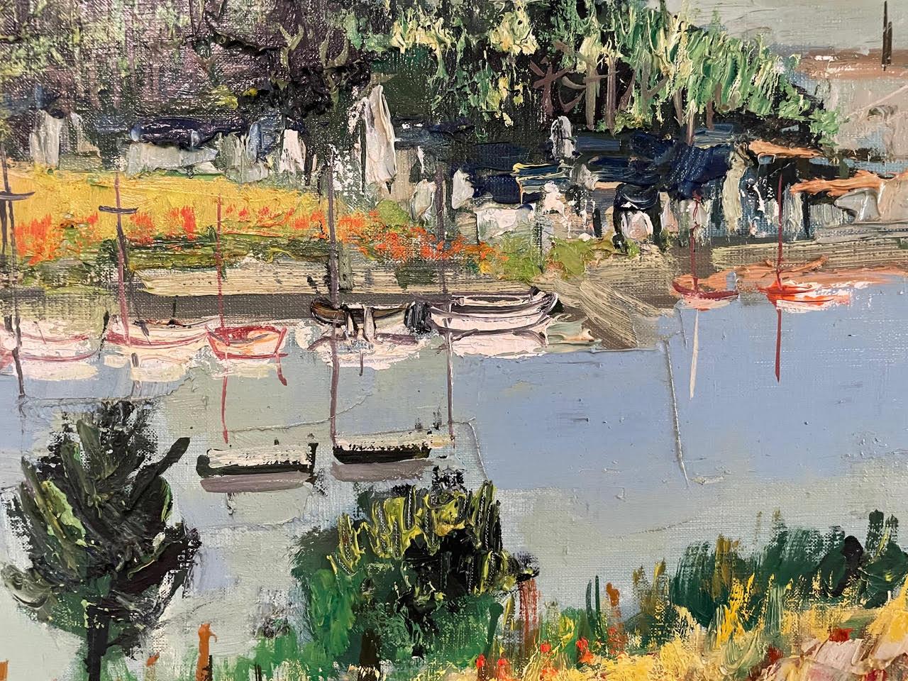 Oil on canvas
22 x 26 inches (55 x 66 cm)
Framed: 30 x 34 ½ inches (76.5 x 87.6 cm)
Signed lower left: Ardissone

Provenance:
Private Collection, MA

Yolande Ardissone was born in Normandy in 1927 to an Italian father and a Russian
mother. At the