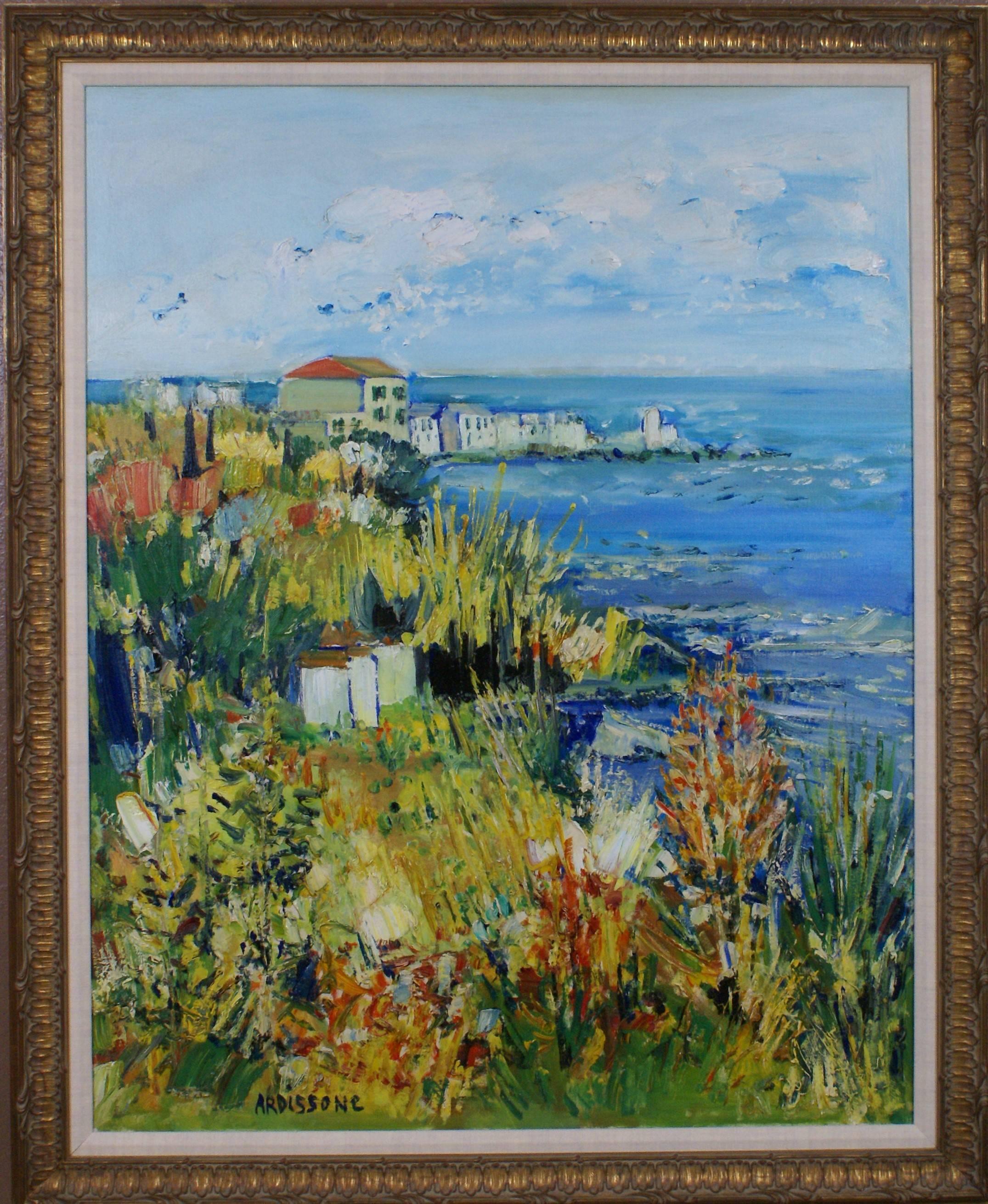 Yolande Ardissone Landscape Painting - Erbalunga, Corsica
