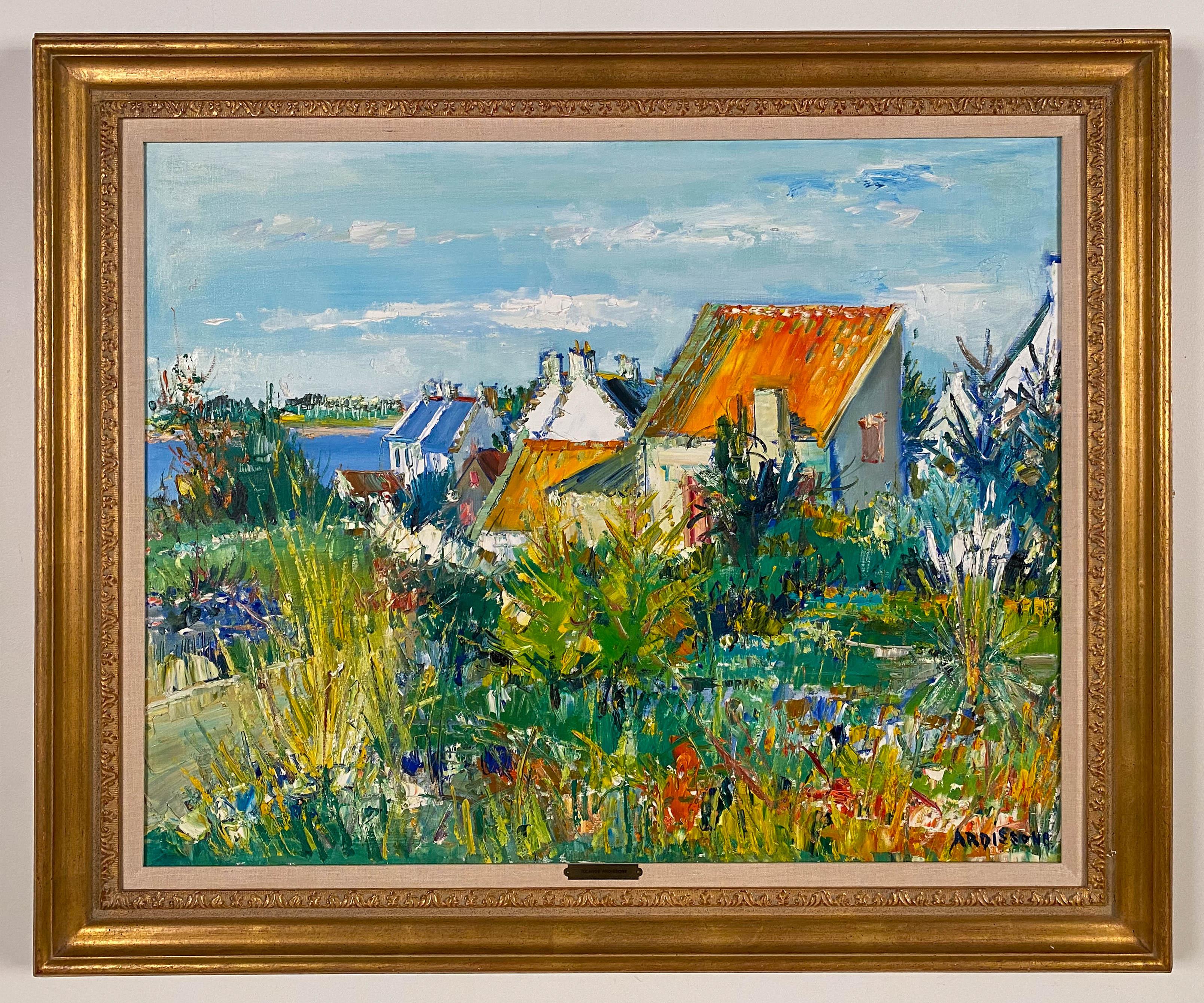 Yolande Ardissone Landscape Painting - Giverny, aux Bord du Lac